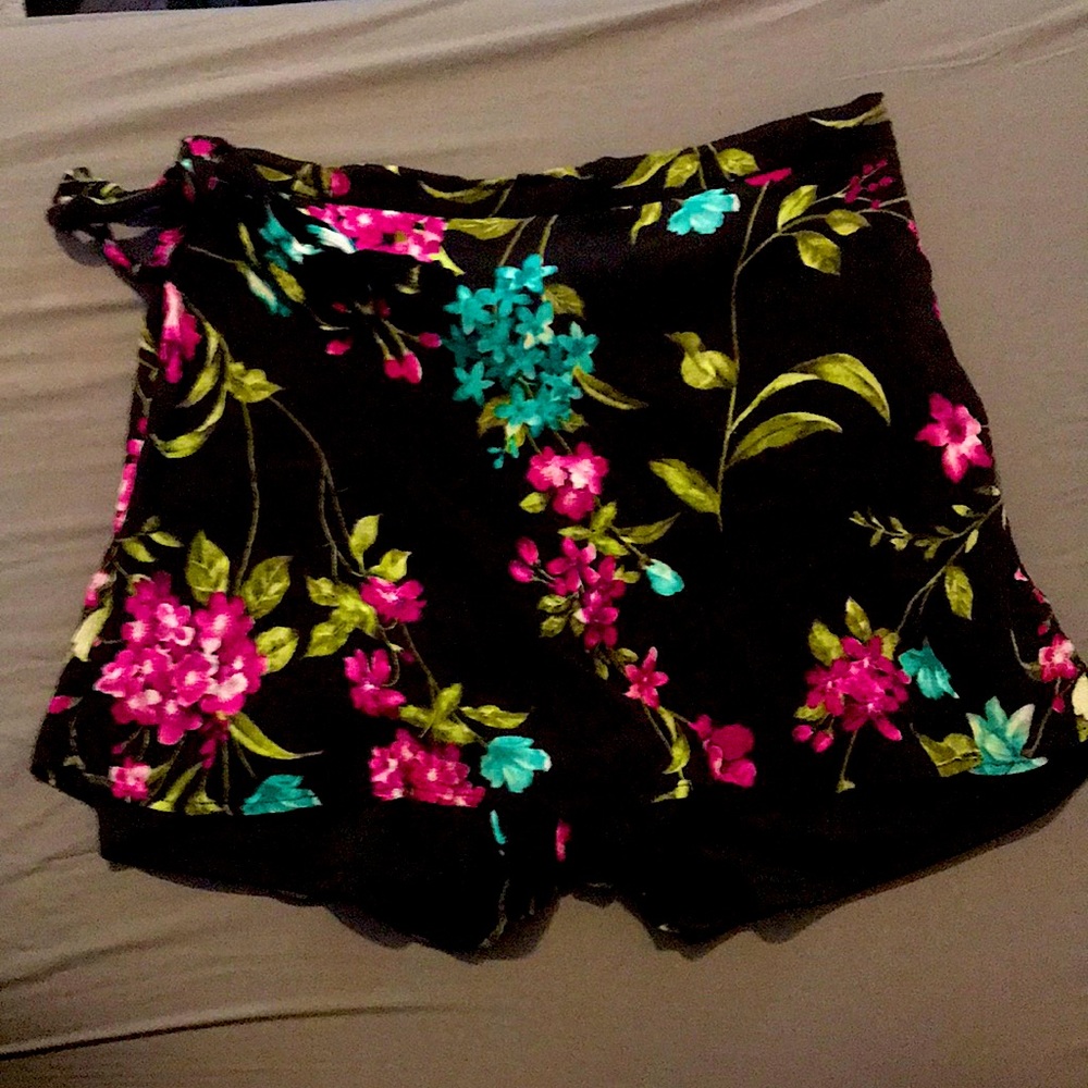 Medium Peach Love California floral skirt